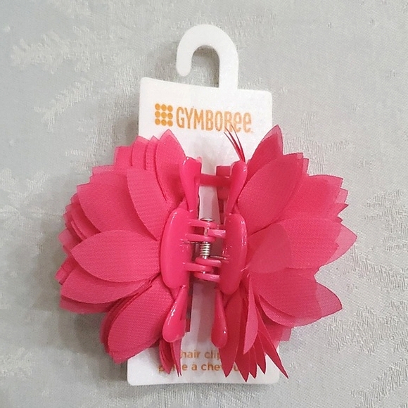 Gymboree Lot of (6) Pink & Orange Hair Accessories - Picture 7 of 9
